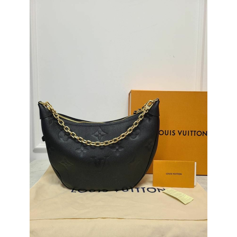 【包稅】LOUIS VUITTON 黑色 Monogram Empreinte Loop Hobo 肩背包-6