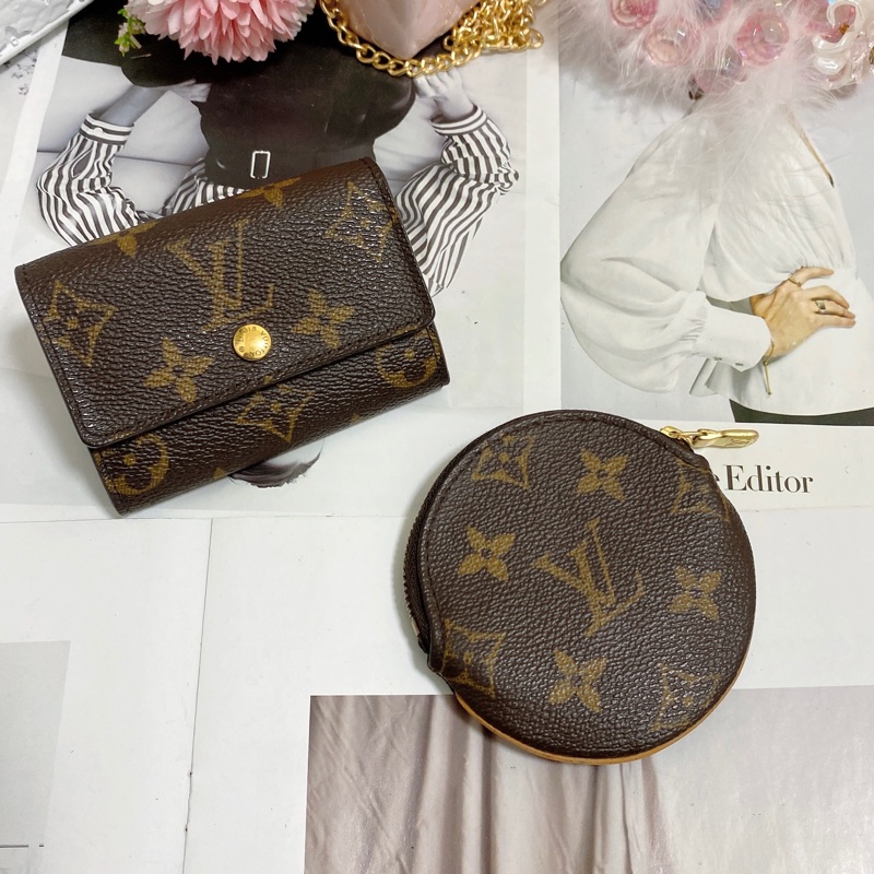 LV M61930 老花卡夾零錢包 🏅-1