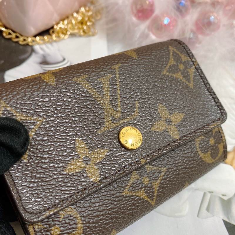 LV M61930 老花卡夾零錢包 🏅-4