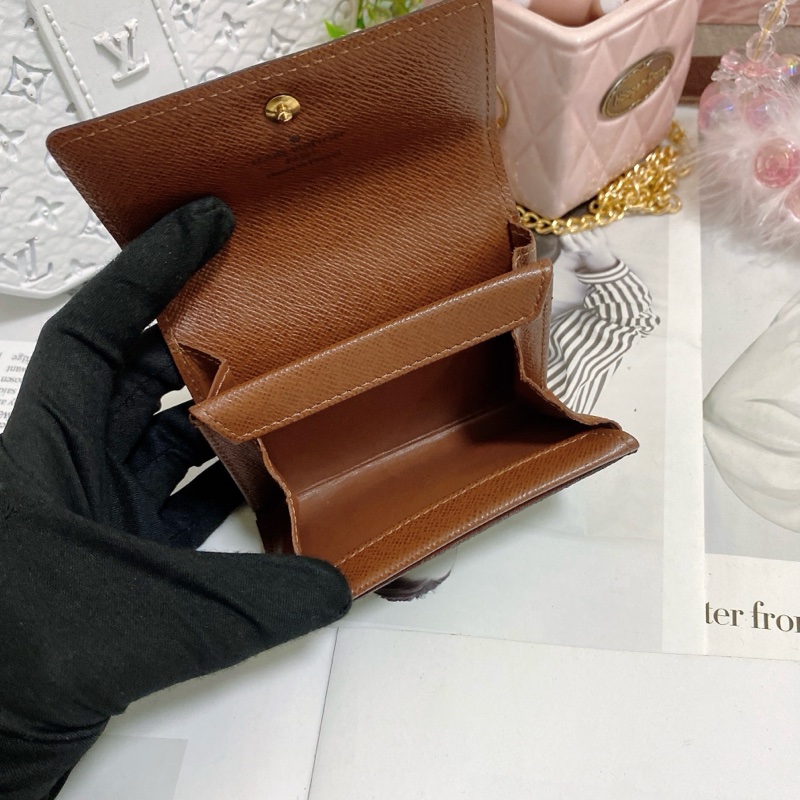 LV M61930 老花卡夾零錢包 🏅-7