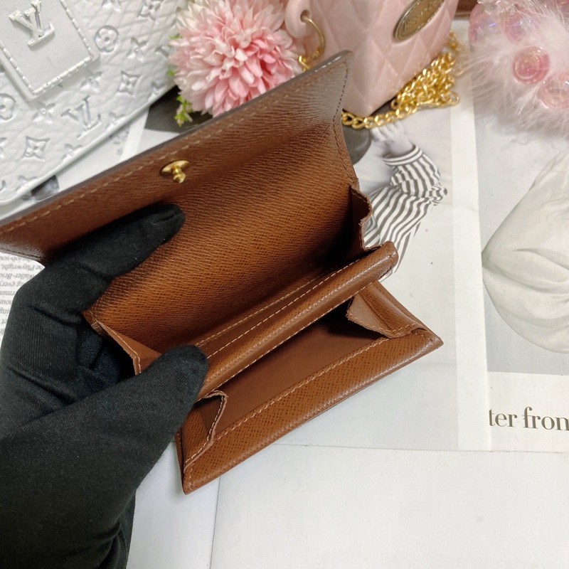 LV M61930 老花卡夾零錢包 🏅-11