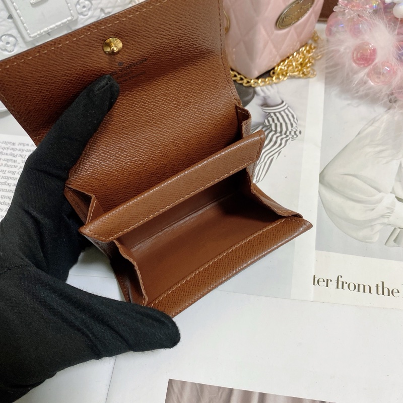 LV M61930 老花卡夾零錢包 🏅-12