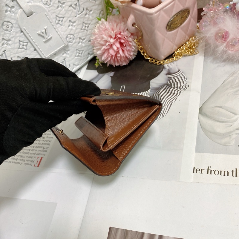 LV M61930 老花卡夾零錢包 🏅-13