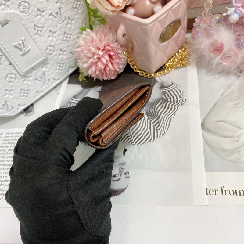 LV M61930 老花卡夾零錢包 🏅-15