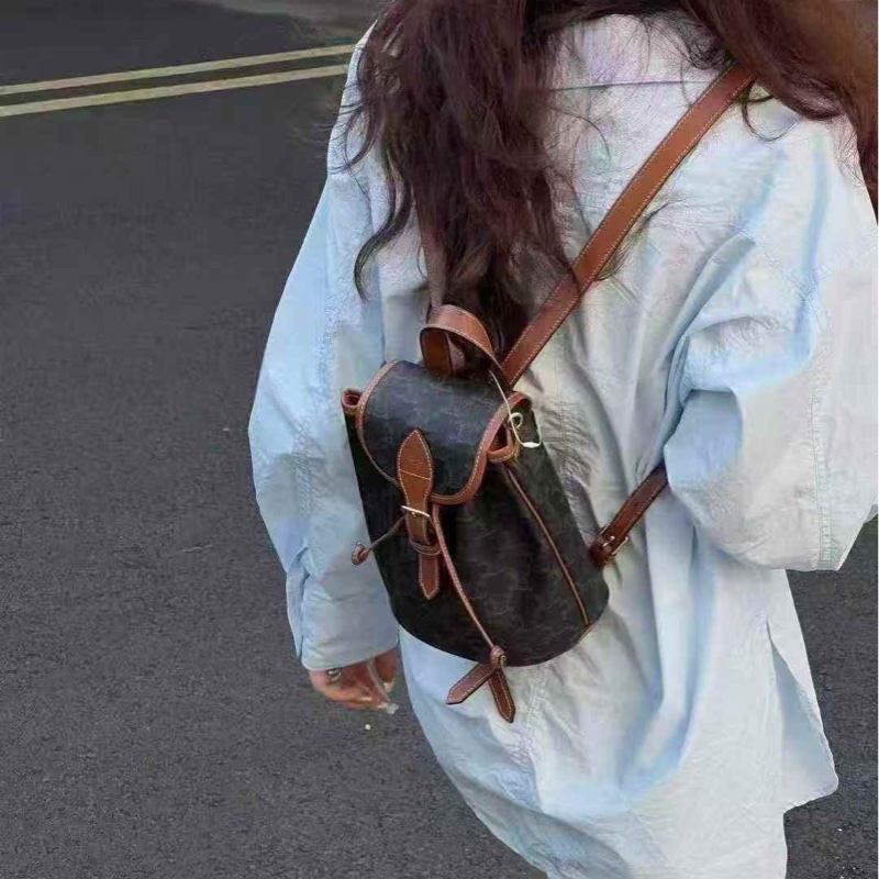 Céline 老花 mini 小書包/後背包 全新品-6