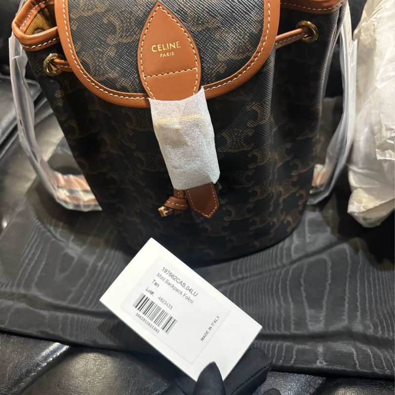 Céline 老花 mini 小書包/後背包 全新品-18