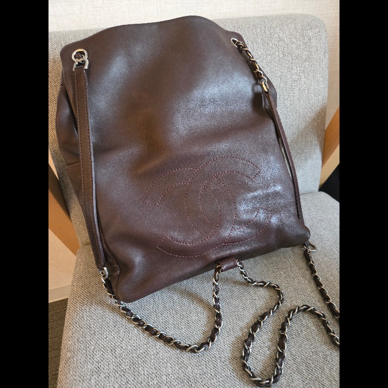 Chanel 牛皮超實用兩用後背包-5