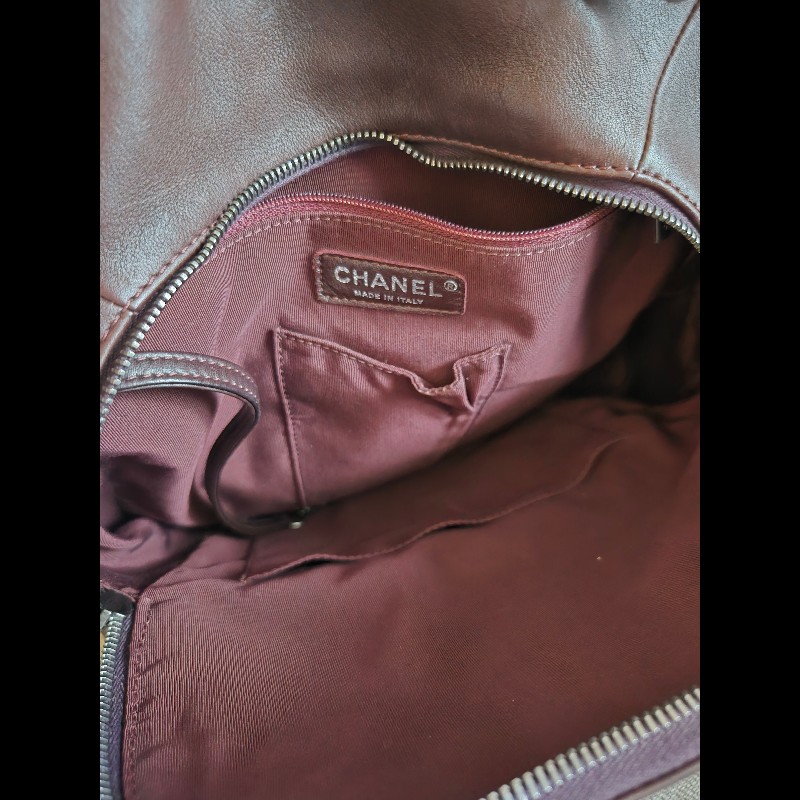 Chanel 牛皮超實用兩用後背包-19