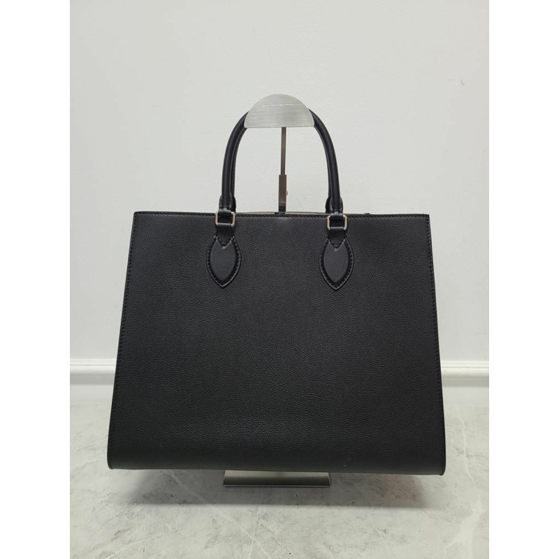 【包稅】LOUIS VUITTON 黑色LV銀色Lockme托特包-4