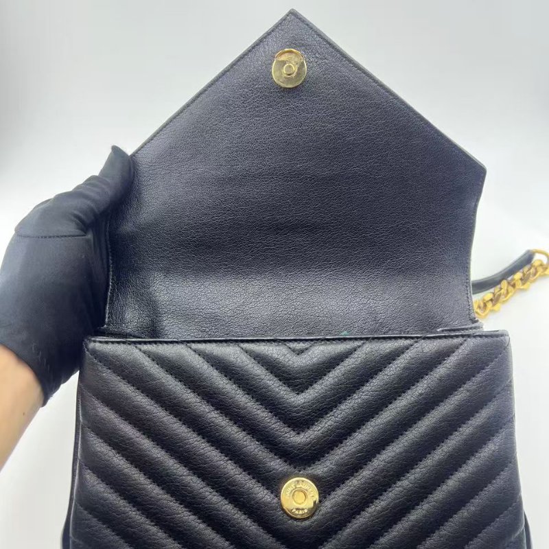 伊夫聖羅蘭 Loulou 系列衍縫斜背包-2