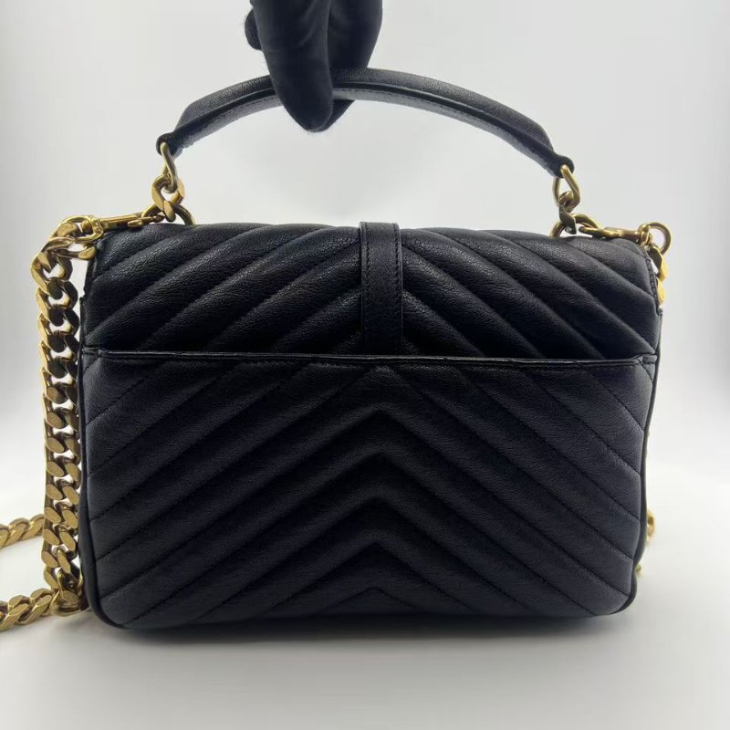 伊夫聖羅蘭 Loulou 系列衍縫斜背包-7