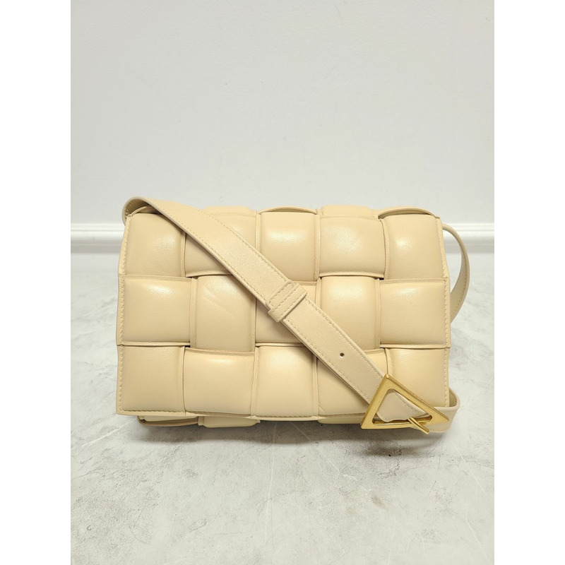 【包稅】BOTTEGA VENETA 金色編織紋襯墊磁帶包 12345-0
