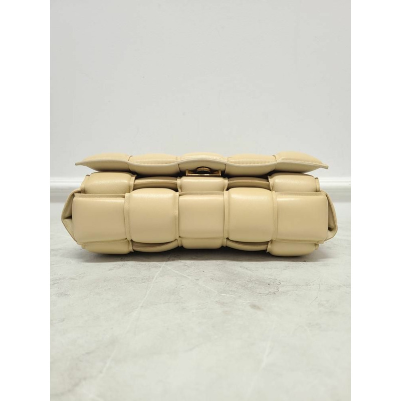 【包稅】BOTTEGA VENETA 金色編織紋襯墊磁帶包 12345-6