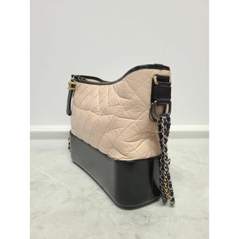 【包稅】CHANEL 米色 Gabrielle 單肩包，中型 25-1