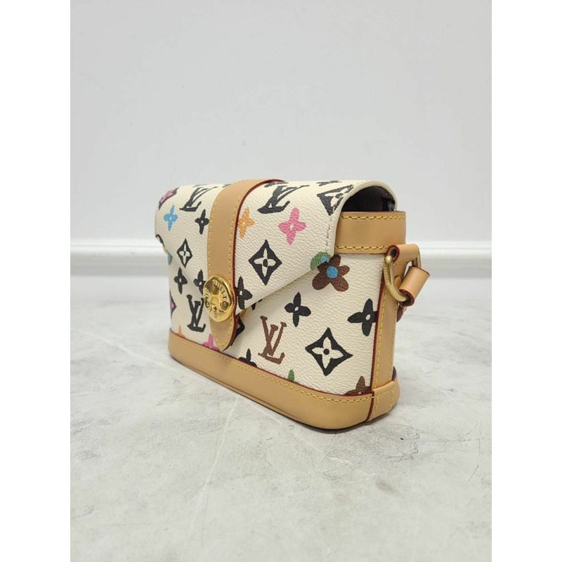 【包稅】LOUIS VUITTON 多圖案信封式穿戴式皮夾斜背包-3