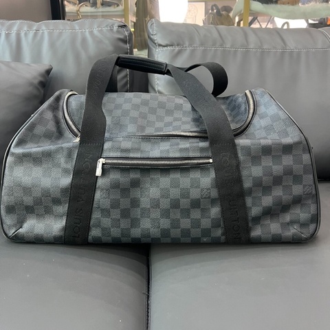 【90%新✨容量之王】LV neoeole55 黑棋盤格 手提行李袋 拉桿箱