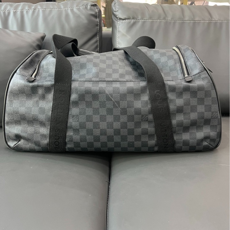 【90%新✨容量之王】LV neoeole55 黑棋盤格 手提行李袋 拉桿箱-1