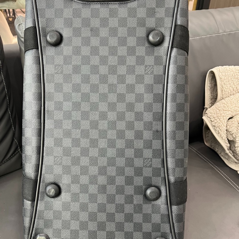 【90%新✨容量之王】LV neoeole55 黑棋盤格 手提行李袋 拉桿箱-5