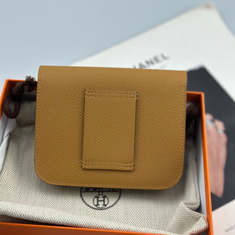 【99%新✨全網最低價】HERMES愛馬仕 Constance Slim康康銀扣Epsom小牛皮手拿包-1