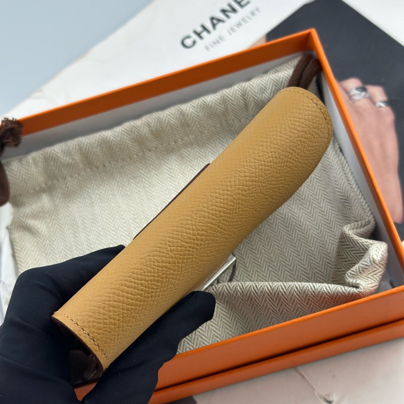 【99%新✨全網最低價】HERMES愛馬仕 Constance Slim康康銀扣Epsom小牛皮手拿包-5