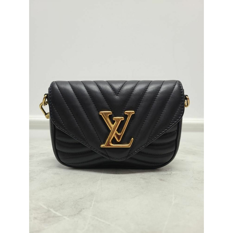 【包稅】LOUIS VUITTON 黑色新浪多功能斜挎包-1