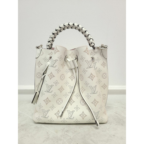 【包稅】LOUIS VUITTON 白色 Monogram Mahina Muria 單肩包