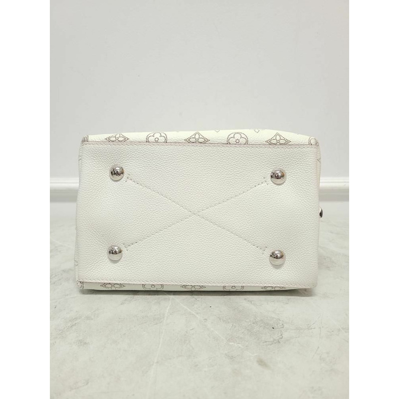 【包稅】LOUIS VUITTON 白色 Monogram Mahina Muria 單肩包-5
