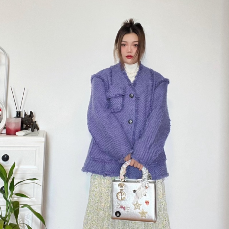 【95%新✨全網最便宜】Dior 迪奧 戴妃五格 銀色徽章款-9