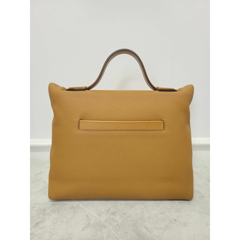 【包稅】HERMES 焦糖金 Togo Swift 鱷魚皮 Kelly 2424 包 35-5