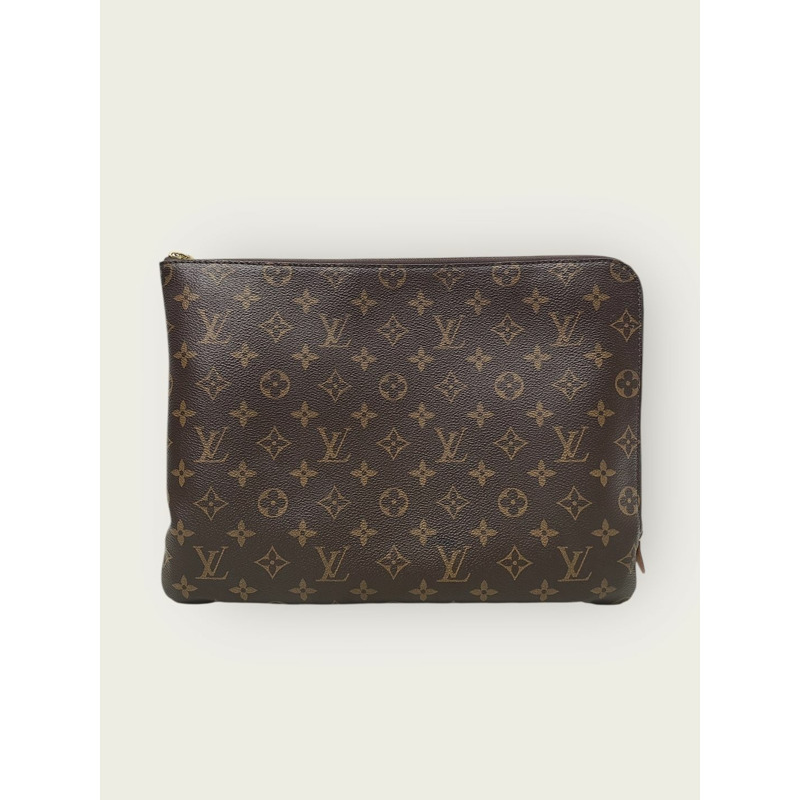 【包稅】LOUIS VUITTON Monogram 帆布 Etui Voyage 手拿包-0