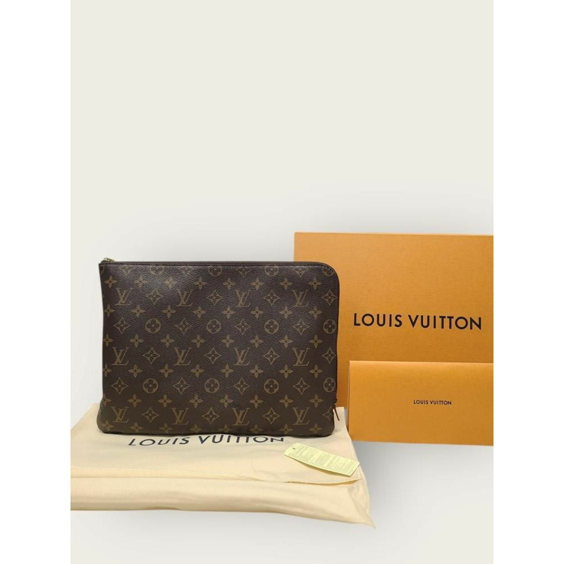 【包稅】LOUIS VUITTON Monogram 帆布 Etui Voyage 手拿包-5