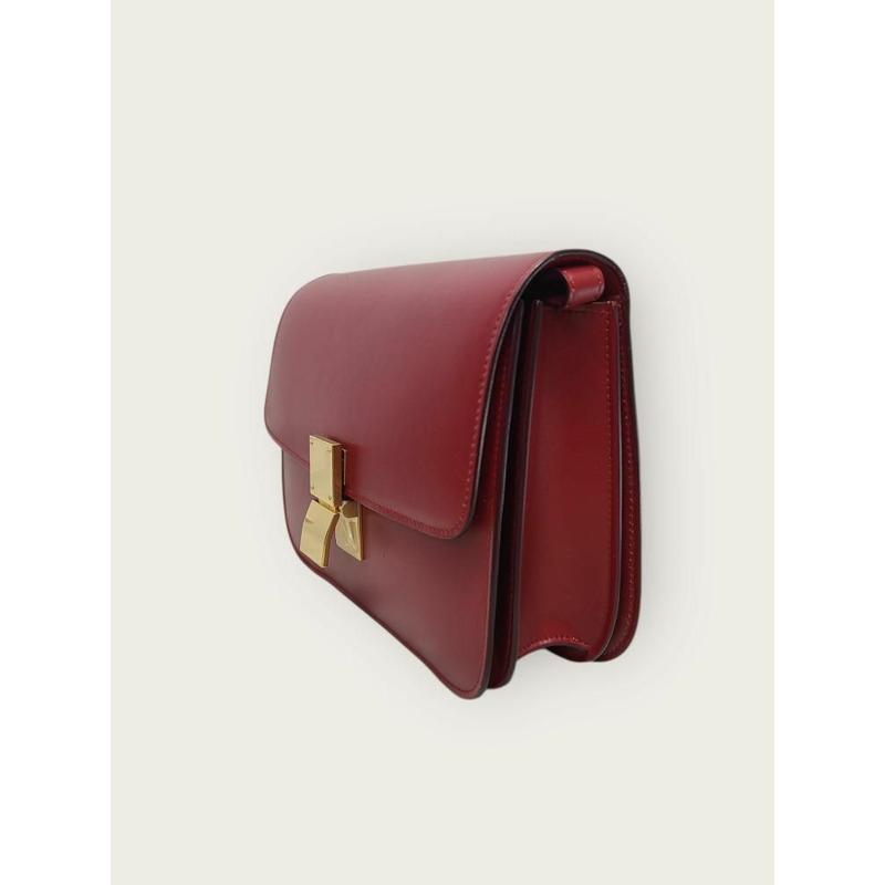 【包稅】CELINE 紅色經典款中型盒子包-2