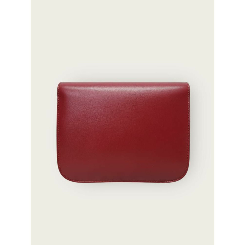 【包稅】CELINE 紅色經典款中型盒子包-4