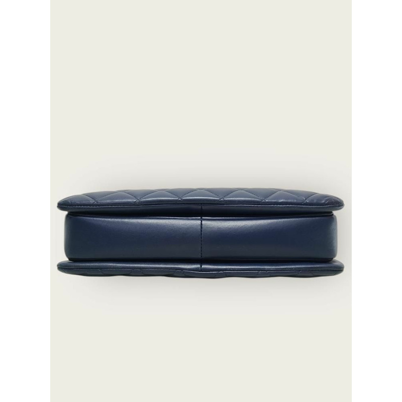 【包稅】CHANEL 海軍藍香檳金羊皮 Trendy CC 大號手提包 19 系列-6