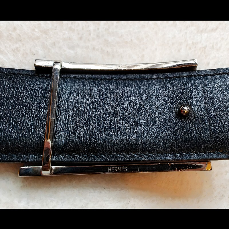 Hermes Lucky Metal H 皮帶-8