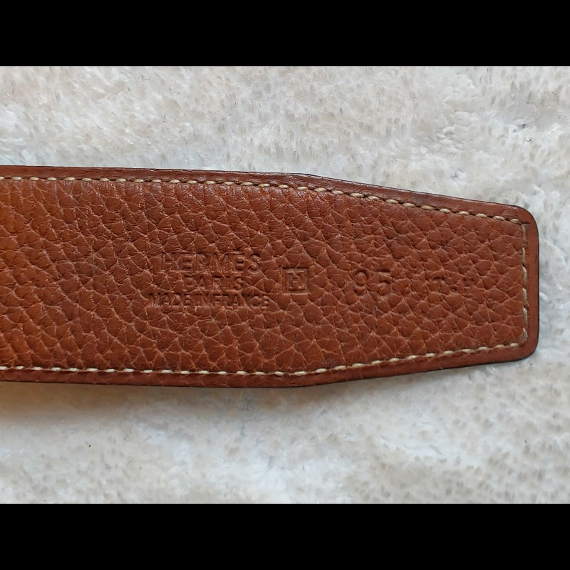 Hermes Lucky Metal H 皮帶-9