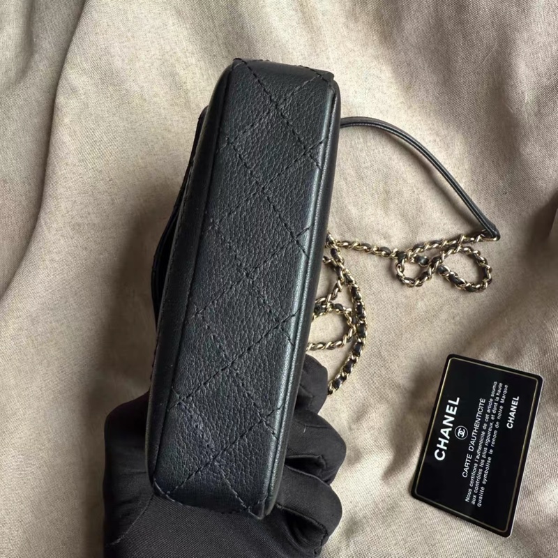 Chanel Flap Bag in Black 香奈兒黑金信封包-3