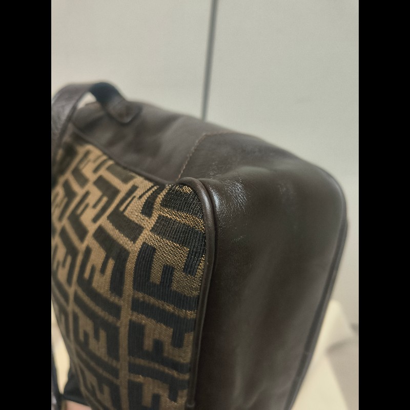 ‼️年前限時特賣‼️（原11800）至1/25⏰㊣✨FENDI✨芬迪 FF 老花 皮革 直立 收納包 相機包 肩背包 斜背包/雙F/二手包/二手精品/保證正品-6