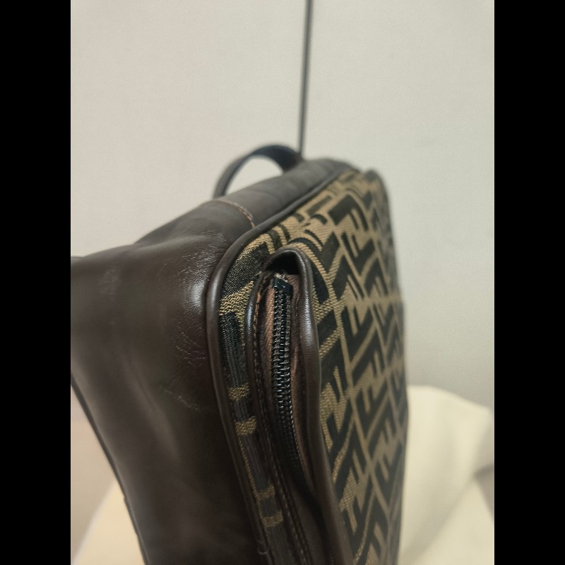 ‼️年前限時特賣‼️（原11800）至1/25⏰㊣✨FENDI✨芬迪 FF 老花 皮革 直立 收納包 相機包 肩背包 斜背包/雙F/二手包/二手精品/保證正品-7