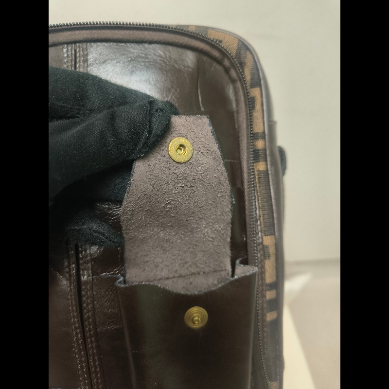 ‼️年前限時特賣‼️（原11800）至1/25⏰㊣✨FENDI✨芬迪 FF 老花 皮革 直立 收納包 相機包 肩背包 斜背包/雙F/二手包/二手精品/保證正品-29