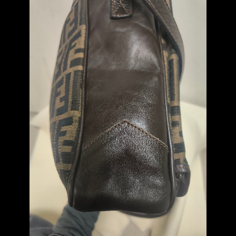 ‼️年前限時特賣‼️（原11800）至1/25⏰㊣✨FENDI✨芬迪 FF 老花 皮革 直立 收納包 相機包 肩背包 斜背包/雙F/二手包/二手精品/保證正品-38