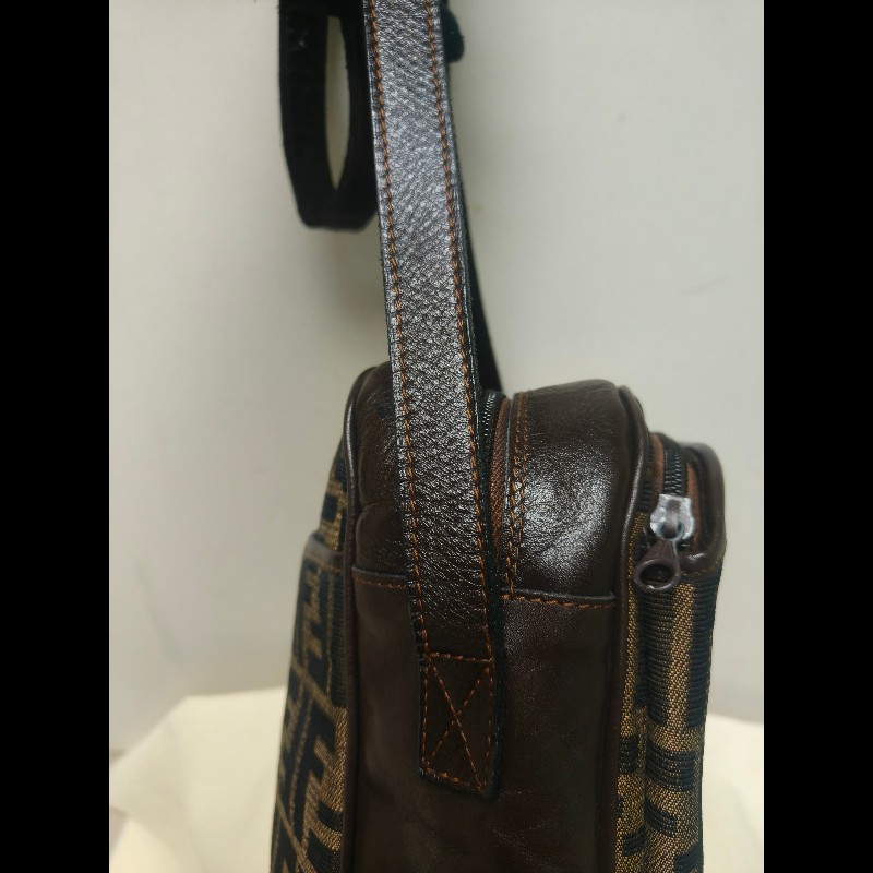 ‼️年前限時特賣‼️（原11800）至1/25⏰㊣✨FENDI✨芬迪 FF 老花 皮革 直立 收納包 相機包 肩背包 斜背包/雙F/二手包/二手精品/保證正品-39