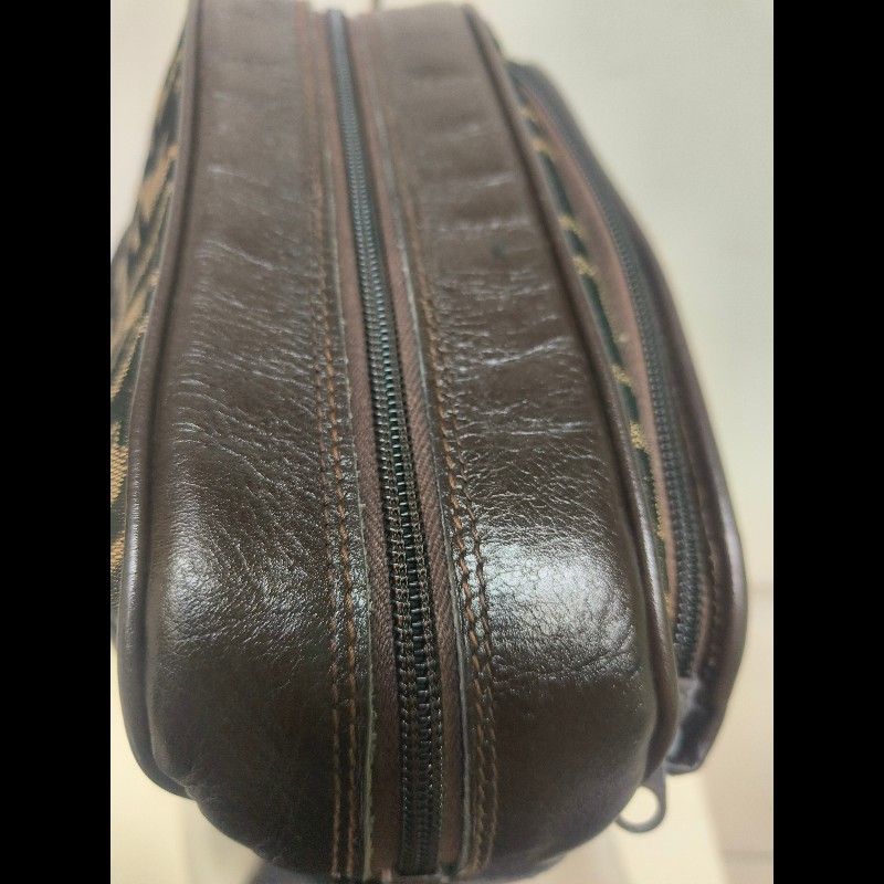 ‼️年前限時特賣‼️（原11800）至1/25⏰㊣✨FENDI✨芬迪 FF 老花 皮革 直立 收納包 相機包 肩背包 斜背包/雙F/二手包/二手精品/保證正品-51