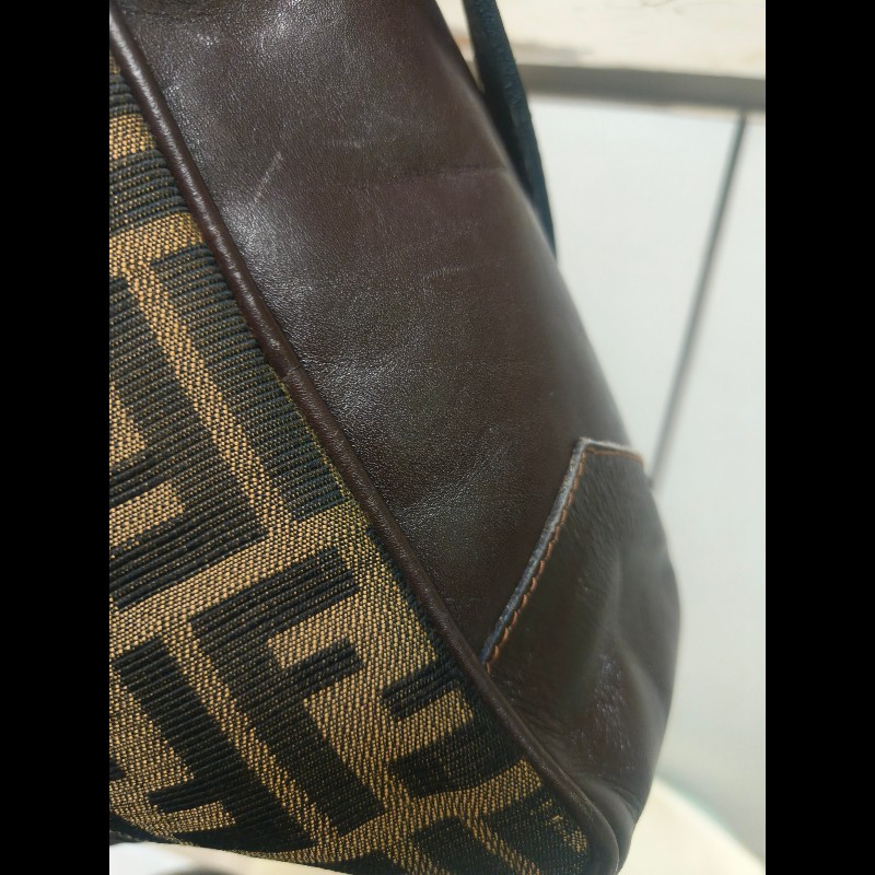 ‼️年前限時特賣‼️（原11800）至1/25⏰㊣✨FENDI✨芬迪 FF 老花 皮革 直立 收納包 相機包 肩背包 斜背包/雙F/二手包/二手精品/保證正品-70