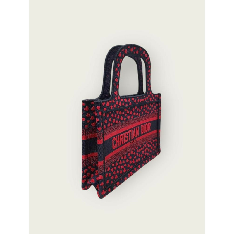 【包稅】DIOR 海軍藍紅色「我愛巴黎」迷你手提包-2