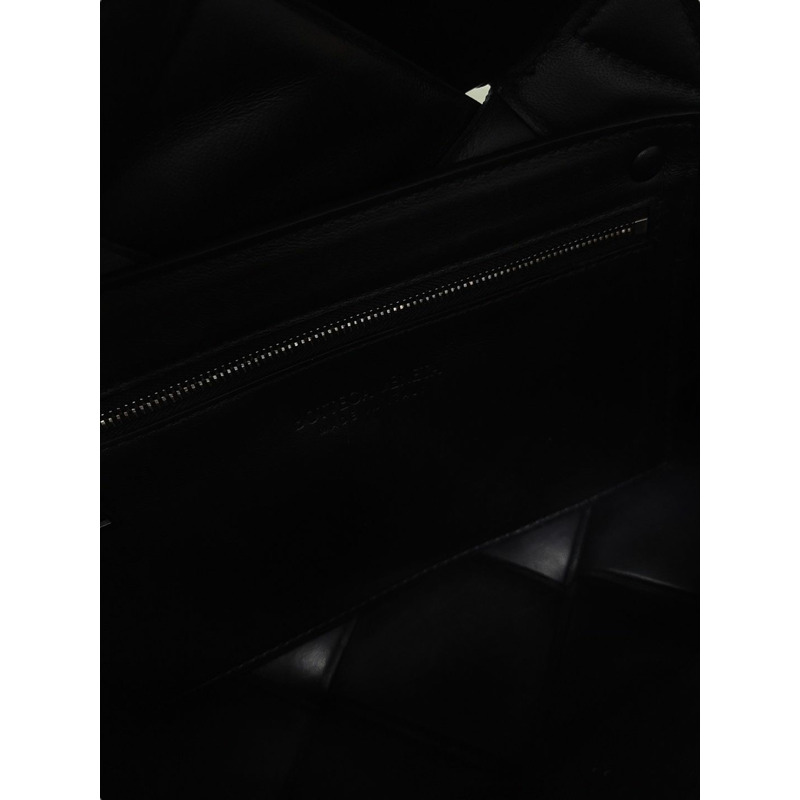 【包稅】BOTTEGA VENETA 黑色編織手提肩背包-3