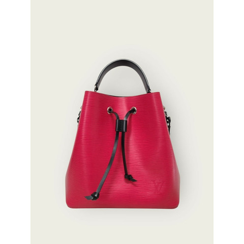【包稅】LOUIS VUITTON 手榴彈粉紅黑色 Epi NeoNoe