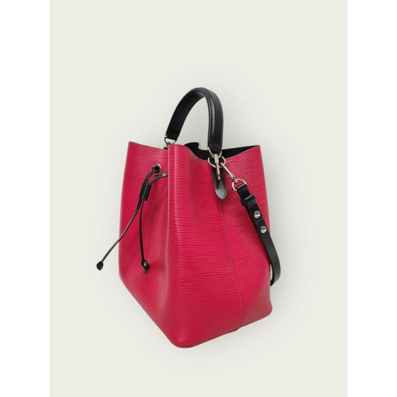 【包稅】LOUIS VUITTON 手榴彈粉紅黑色 Epi NeoNoe-1