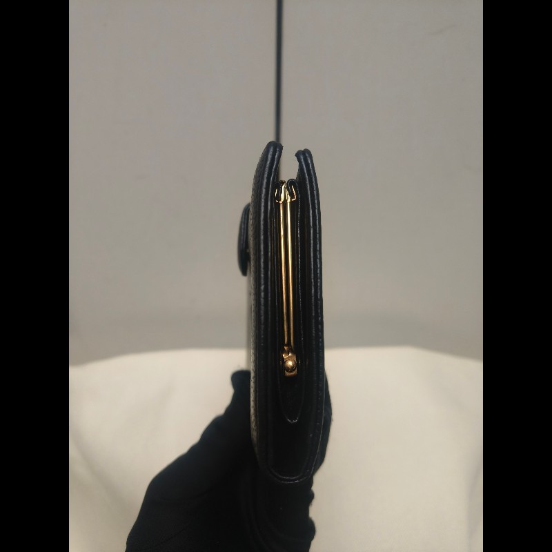 ‼️年前限時特賣‼️（原10800）至1/25⏰㊣✨CHANEL✨香奈兒 小香 雙C 雷標 黑色 魚子醬 皮革 拼色 長夾 皮夾 錢包/二手精品/二手皮夾/保證正品-2