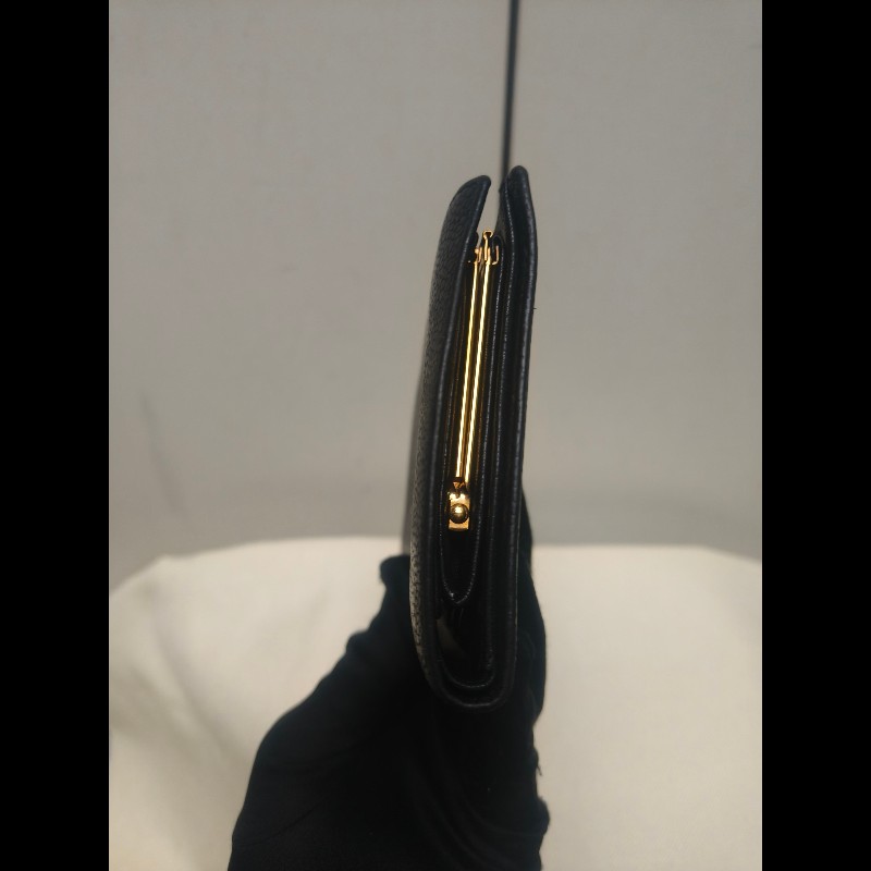 ‼️年前限時特賣‼️（原10800）至1/25⏰㊣✨CHANEL✨香奈兒 小香 雙C 雷標 黑色 魚子醬 皮革 拼色 長夾 皮夾 錢包/二手精品/二手皮夾/保證正品-4